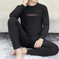 保暖内衣男士秋衣秋裤加绒加厚特厚中老年保暖套装TZ2491-P70，男装休闲套装，星座310B-3