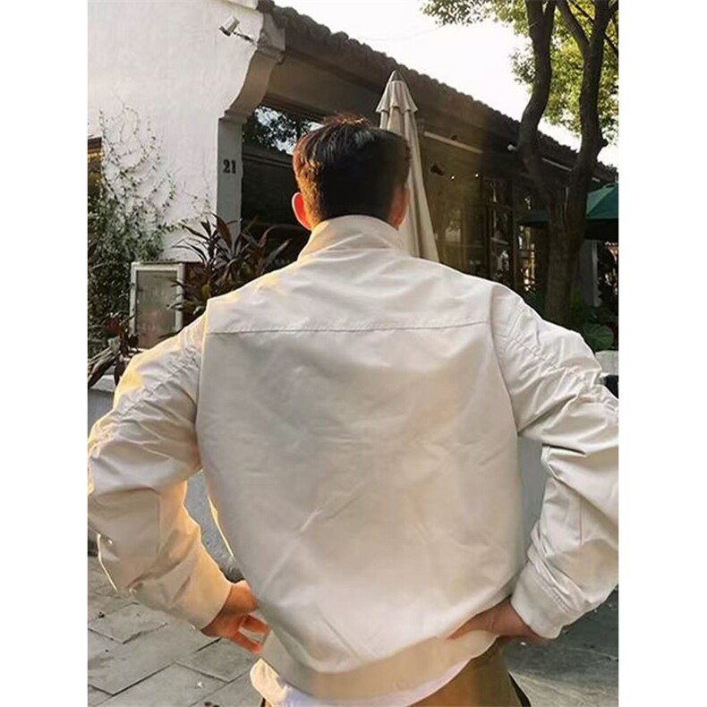 网图有货夹棉秋冬美式三防立领男工装教练廓形飞行夹克A966-P62,男装夹克,星座1505