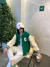 C标卫衣棒球服，女装卫衣/绒衫，美惠百合