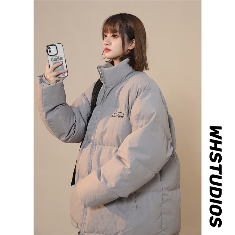 2025美式西海岸刺绣羽绒棉服中性女生保暖日系外套棉衣M876-TP60,男装棉衣,电商A170