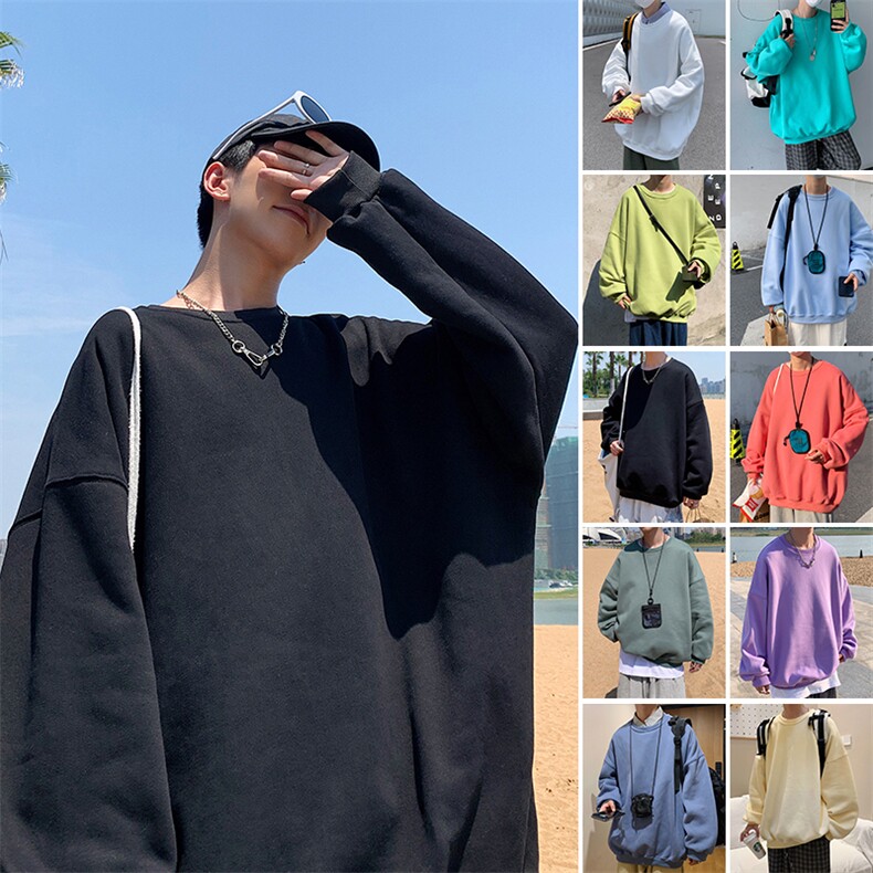 中性风多色时尚套头男卫衣情侣衫外套WY98P25控38,男装卫衣,电商A089-1