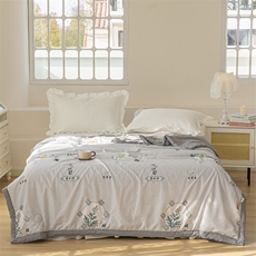 新款A类水洗泡泡棉夏被空调被被子被芯，被套/被芯，一起卖家纺