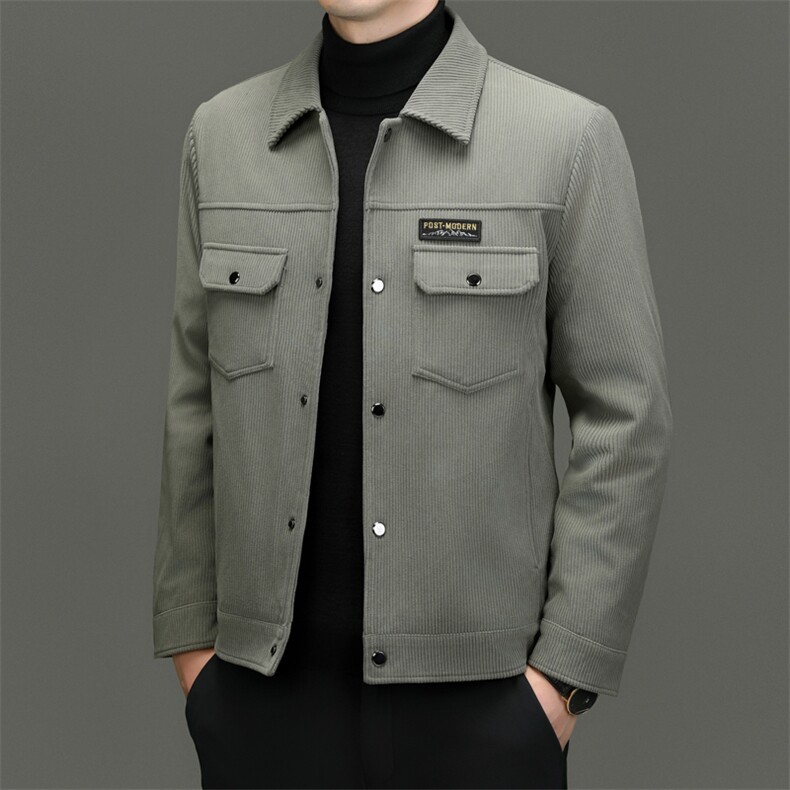 CSYR98808钱塘2020-2冬季厚款休闲简约新款中年男士羽绒服P190图片