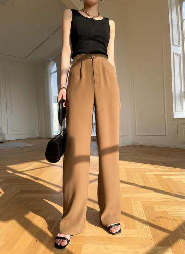 【新款】高腰直筒西装裤，女装休闲裤，LION&CAT(2F)