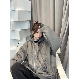女模特！中性风！档口现货！棒球飞行员棉服冬装1611B-G01-P135图片
