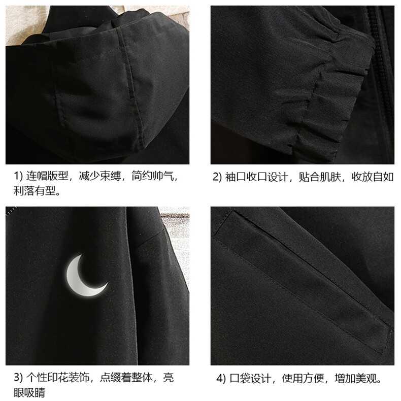 JK65055-P45连帽夹克男大码胖子棒球服上衣外套砖墙挂拍,男装夹克,电商A040A