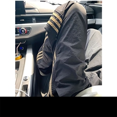 条纹裤子男款夏季速干三条杠休闲裤高密塔丝隆冲孔包边KB856，男装休闲裤，星座1116A（原606A-3）