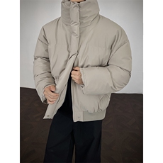冬季clean纯色棉服潮流中性加厚短款棉衣HZ8816-特P68不议价，男装棉衣，星座610B-1