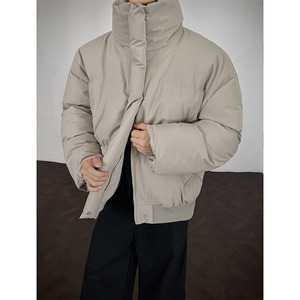 冬季clean纯色棉服潮流中性加厚短款棉衣 HZ8816-特P68不议价图片