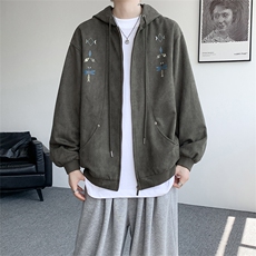 8XL-M特大码秋冬机能夹克外套冲锋衣百搭潮休闲宽松户外WY24P78，男装夹克，电商D206-1