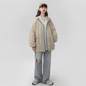 1中性无影墙撞色彩虹硅胶点缀大码M-5XL潮牌防晒服FS77001P65控88