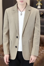 秋季新款高品质西装领夹克男休闲百搭外套上衣N7901-P110，男装夹克，星座310B-3