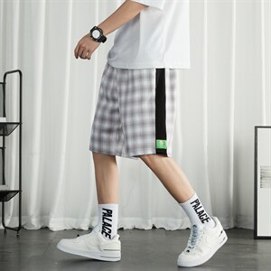 2夏季短裤男潮流时尚五分裤A210-K8668-P40图片
