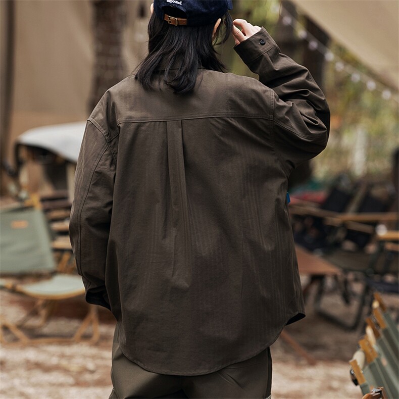 外27-2GANYOU日系口袋系扣工装衬衫CS03-P95,男装衬衫,新杭派外27-2
