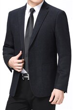 时尚休闲西服上衣男士40岁50中年商务外套宽松春秋季新款爸爸西装，男装西服，电商B212（原钱塘6029）