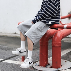 工装机能宽松短裤男日系复古流行潮牌休闲裤DK0602-P33，男装牛仔裤，星座308B-1
