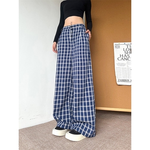 903-AK814-特P48   S-3XL   格子休闲裤男女！2图片
