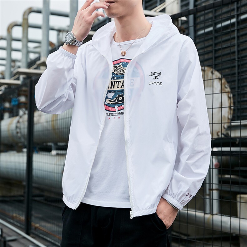 2021新款防晒衣男士夏季潮流透气户外休闲薄款外套5013-F16—,男装夹克,星座1105