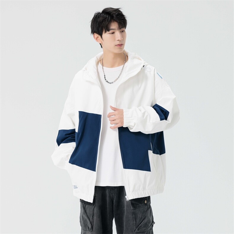 春季新款现货三防户外夹克男连帽冲锋衣外套DSA157B-J98-P60图片