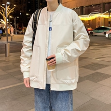 棒球服外套男春季美式vintage潮牌男装宽松飞行员夹克JK170-P73，男装夹克，星座308B-2