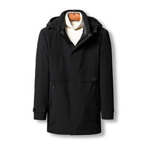 AN9890钱塘2020-3秋冬中长款男士羽绒服连帽休闲保暖外套P235图片