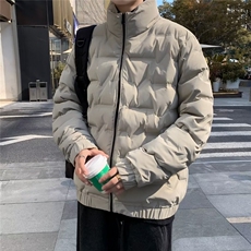 冬季新款立领棉服外套男韩版潮流宽松百搭帅气棉衣上衣外套，男装棉衣，四季星座505