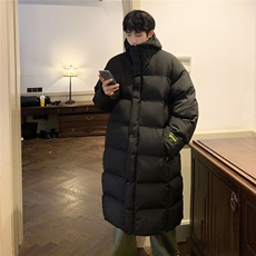 1港风酒店中长款横条连帽棉衣大码M-5XL棉衣外套男8719P135控188，男装棉衣，星座226-2