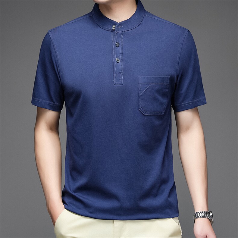 纯棉T恤短袖男2023夏季潮流半袖POLO衫上衣服NX168-P55,男装Polo衫,星座1105-3