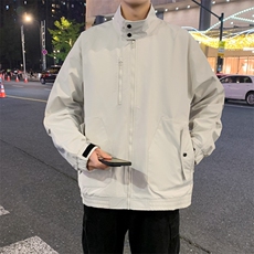 新款中性风户外夹克男撞色立领外套DSA157B-J2506-P65，男装夹克，电商A157B