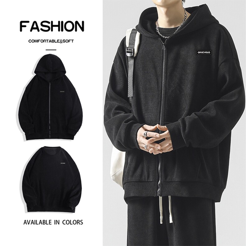 潮牌新款男士休闲运动套装有型舒适痞帅外套潮流KW901-特批-131，男装休闲套装，星座718