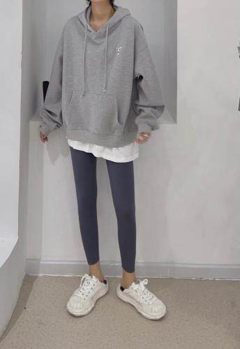 秋季新款韩版针织长袖带帽卫衣，女装卫衣/绒衫，邱小姐