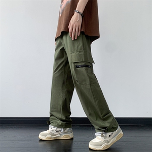 B221 美式ins街头hiphop宽松休闲多口袋工装裤子 LK23120-P65控88图片