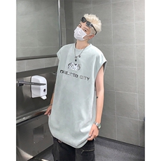 T55特P25控48高品质麂皮绒短袖烫金印花T恤情侣男，男装T恤，电商B205