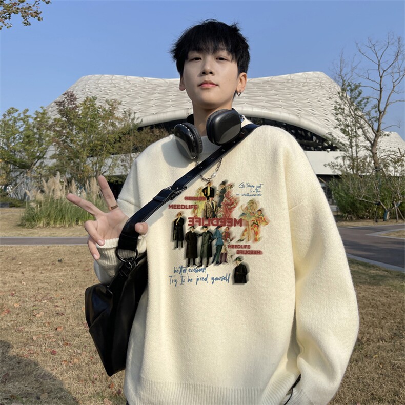 高质量！秋冬季半高领毛衣男士加绒加厚线衣针织衫男DMY537-特P38,男装针织衫/毛衣,电商B371