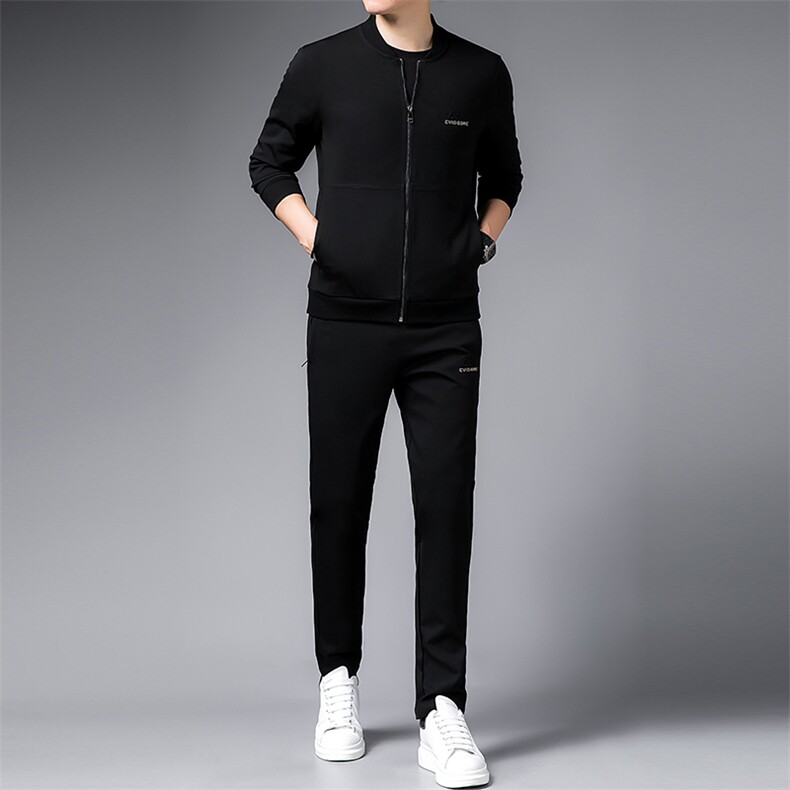 SA9615-3钱塘2020-2中青年男士百搭时尚休闲冬季卫衣套装P243,男装休闲套装,钱塘207-2