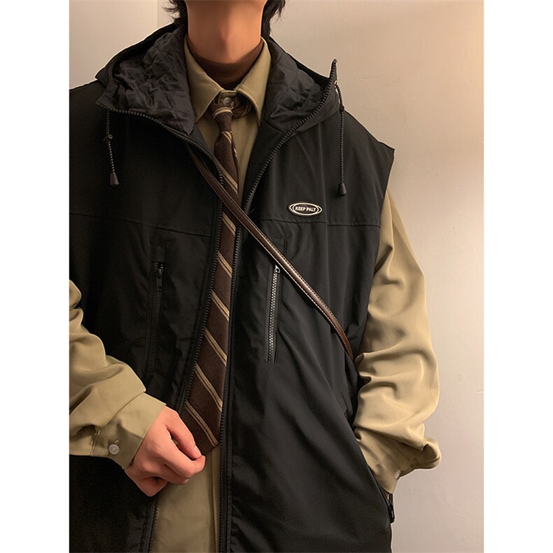 特P60秋冬动款棉衣冲锋衣连帽马甲男拉链外套加厚夹克MJM271,男装夹克,电商B370