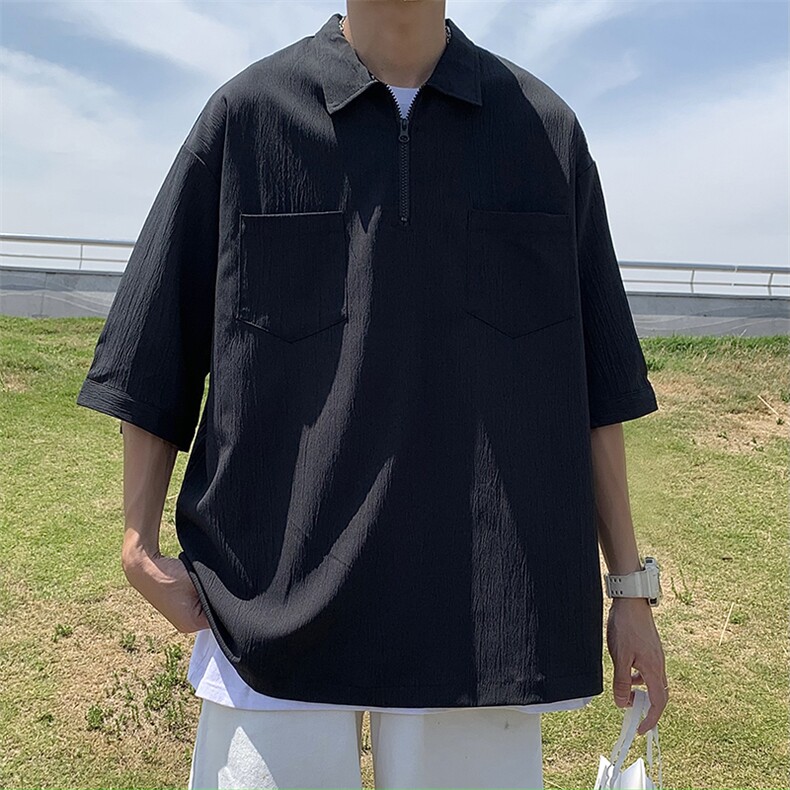 T328-P30夏季新款宽松polo短袖,男装T恤,星座1501-1