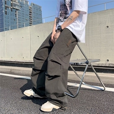 美式工装裤男春夏薄款运动冲锋裤男直筒登山休闲阔腿，男装工装外套，星座716-2