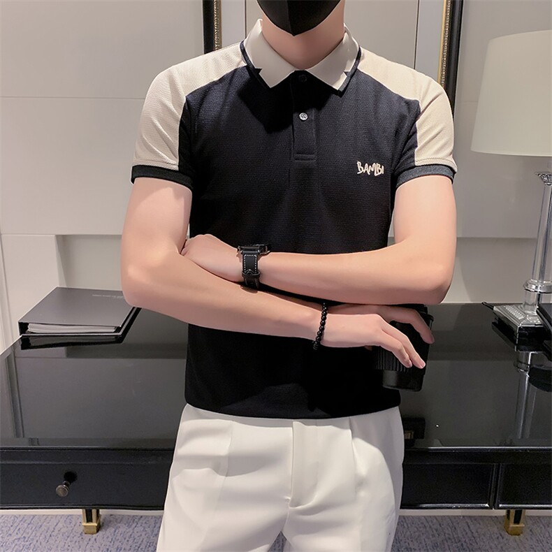 2023男夏季小伙简约休闲POLO衫男刺绣保罗衫301A-1/PL63/P50,男装Polo衫,星座301A-1