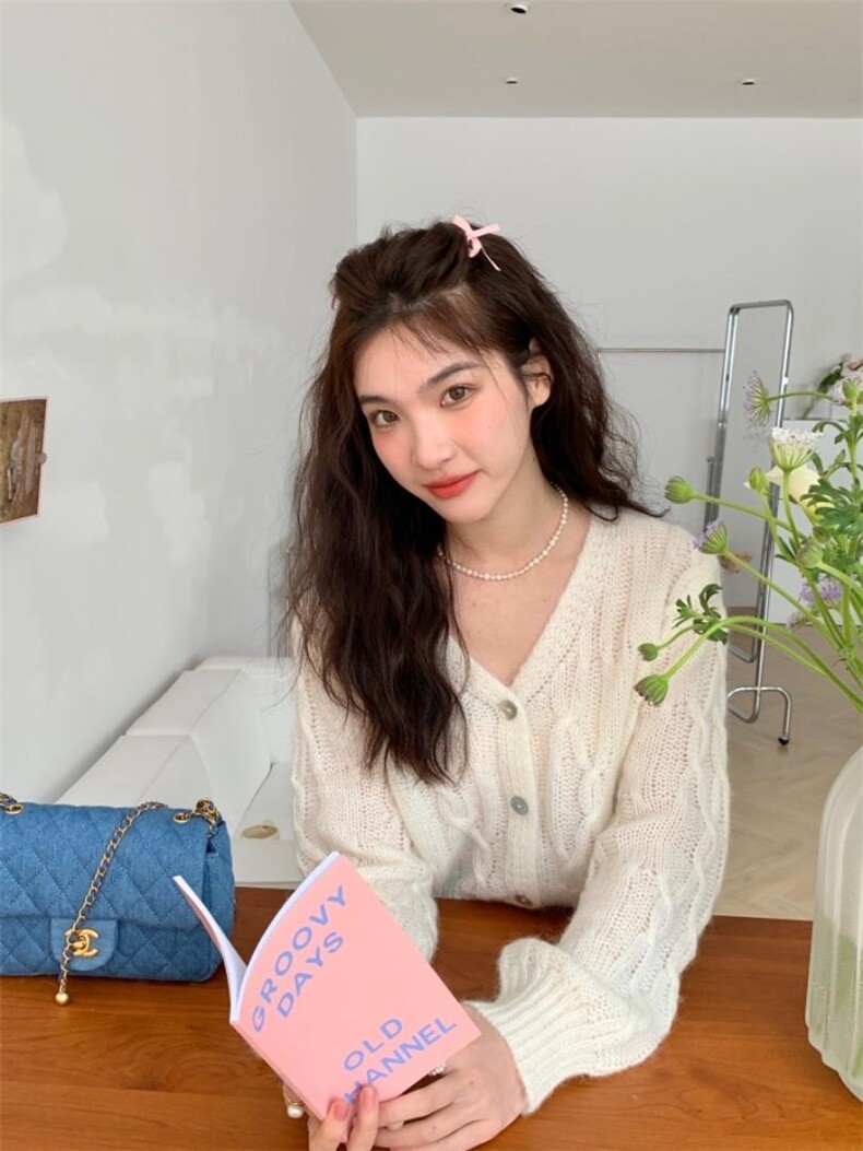 春装新款针织毛衣，女装针织衫/毛衣，她物