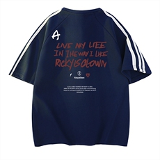 藏青拼白织带