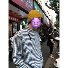 高品质春装新款老钱风美式高街鱼骨纹斜拉链解构高领卫衣长袖t恤，男装T恤，电商A486-1