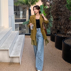 【现货】拼接假两件西服251-603-P125-K188，女装西装，浙宝189