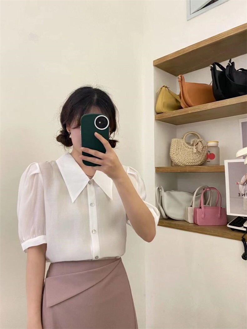 小衬衫4色2码，女装衬衫，SYH