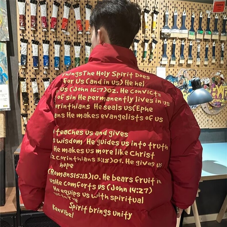 潮字母立领棉衣棉服男女冬季加厚保暖情侣面包服外套潮-MF232,男装棉衣,星座601-2