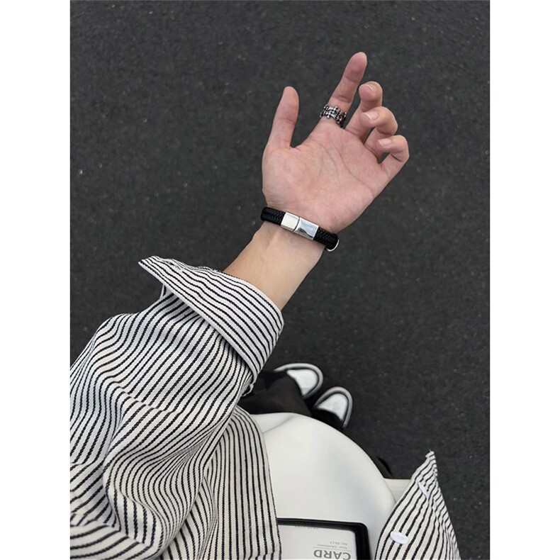 日系复古条纹长袖衬衫男高级感穿搭大码休闲衬衣外套C2251-特价31,男装衬衫,电商A007