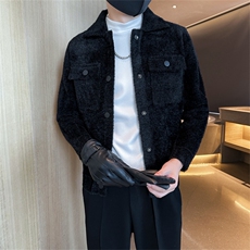 秋冬季男士潮流毛呢夹克男百搭休闲外套男C208-8895-特P98控149.9，男装夹克，电商C208