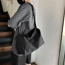 0536胸包休闲个性斜挎包新款嘻哈腰包男潮牌帆布大容量单肩包，鞋类箱包男包，星座510A-2