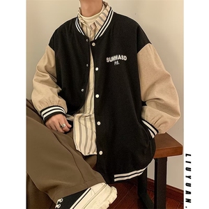 春季男士新款外套2023夹克潮流帅气宽松棒球服JK07504-P55