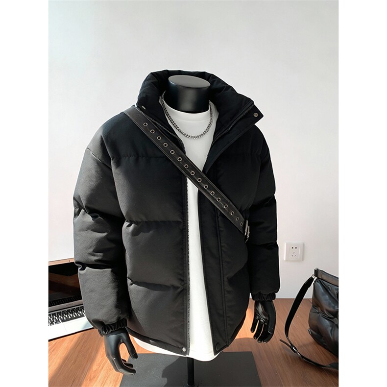 现货高品质美式高街冬季重磅三防加厚羽绒棉衣厚外套面包棉服,男装棉衣,电商A486